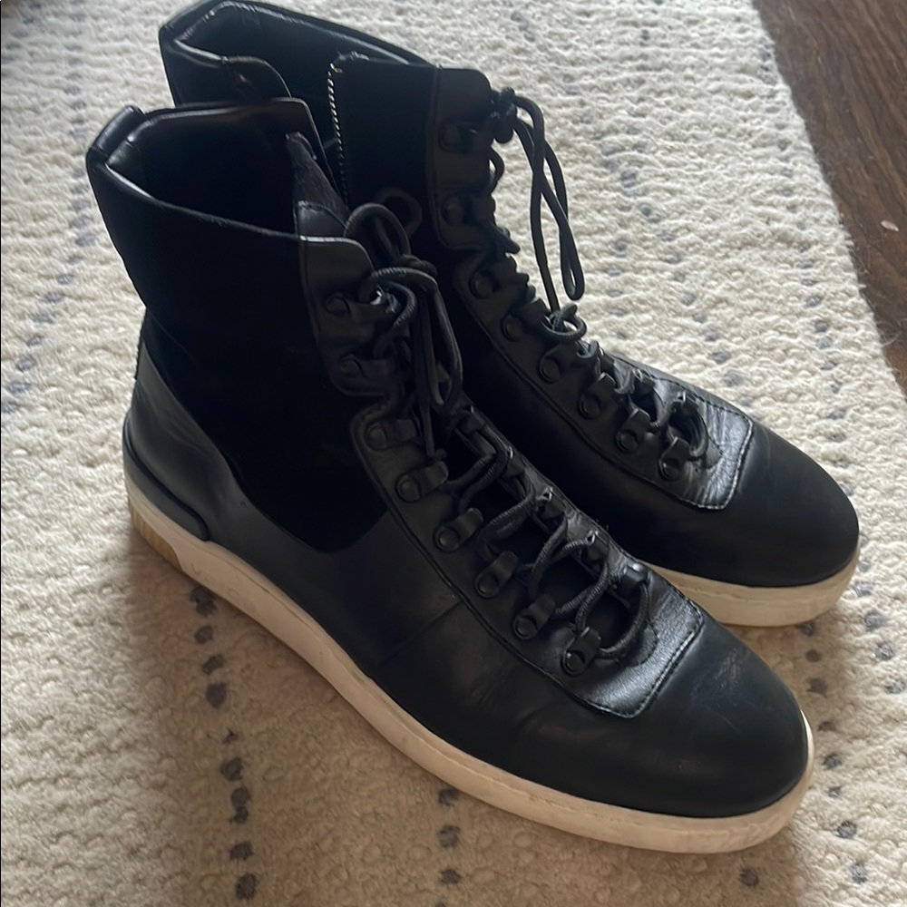 Women’s Vince Black High-Top Sneakers